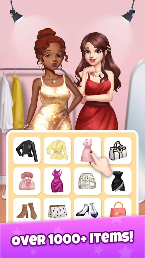 Fully customized character in Love Fantasy showcasing a stylish outfit and hairstyle